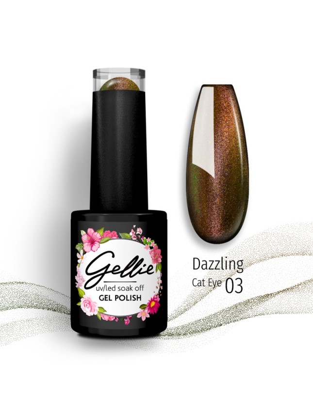 Gellie Ημιμόνιμο Βερνίκι Dazzling Cat Eye 03