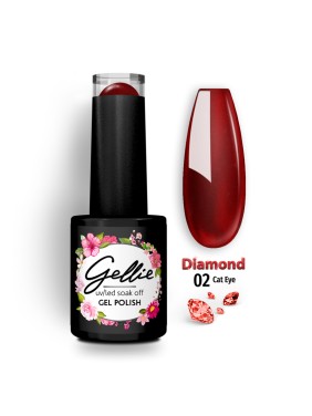 Gellie Ημιμόνιμο Βερνίκι Diamond Cat Eye 02