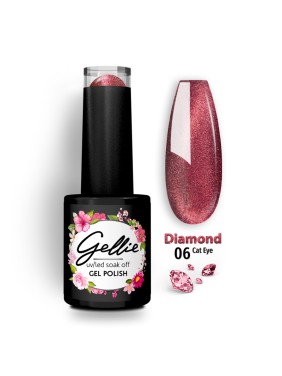 Gellie Ημιμόνιμο Βερνίκι Diamond Cat Eye 06