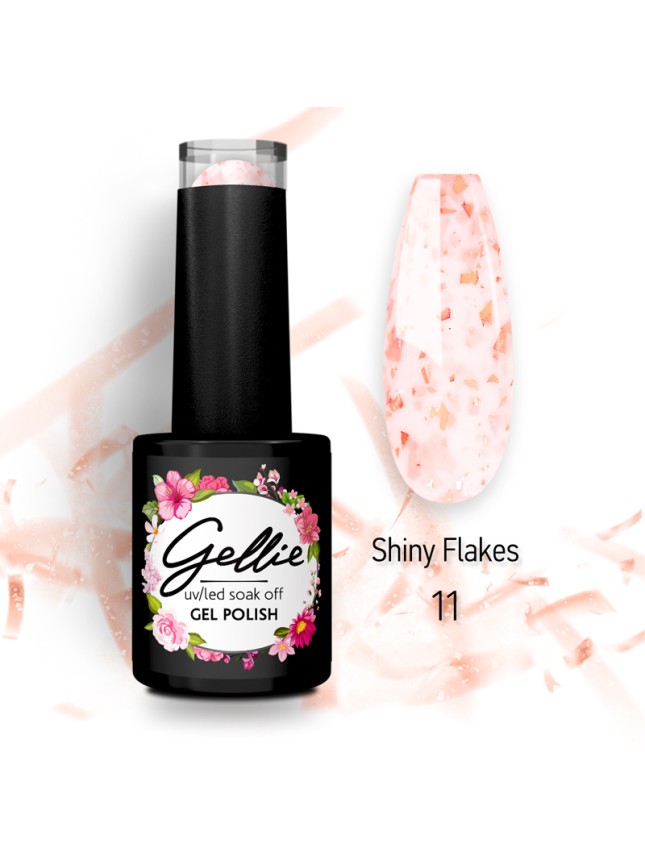 Gellie Ημιμόνιμο Βερνίκι Shiny Flakes 11