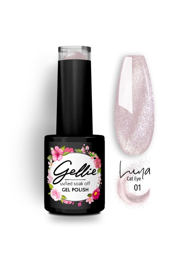 Gellie Ημιμόνιμο Βερνίκι Luna Cat Eye 01