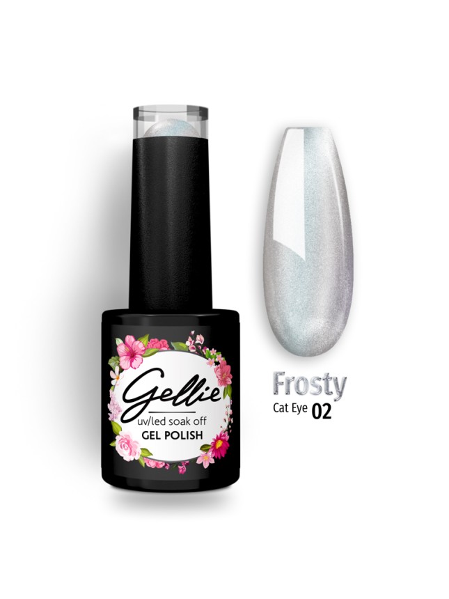 Gellie Ημιμόνιμο Βερνίκι Frosty Cat Eye 02