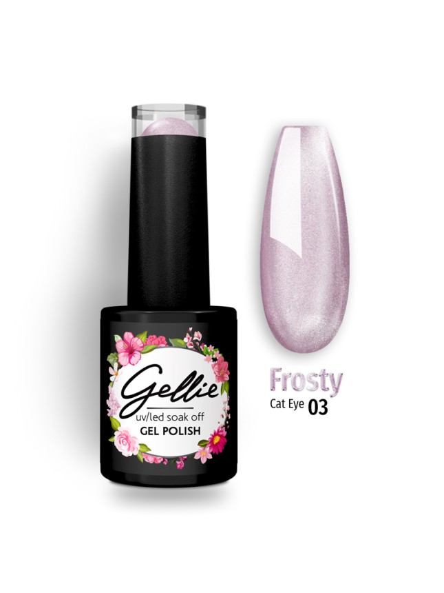 Gellie Ημιμόνιμο Βερνίκι Frosty Cat Eye 03