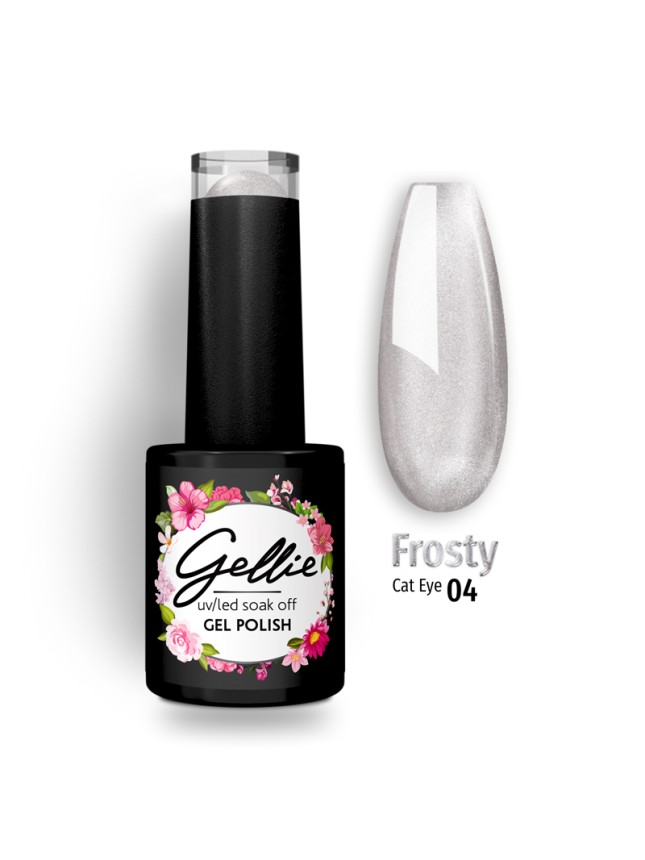 Gellie Ημιμόνιμο Βερνίκι Frosty Cat Eye 04