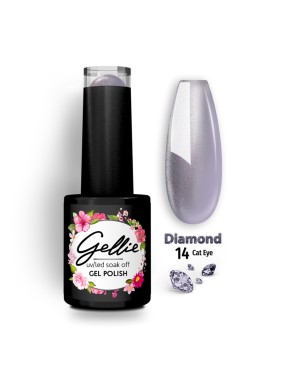 Gellie Ημιμόνιμο Βερνίκι Diamond Cat Eye 14