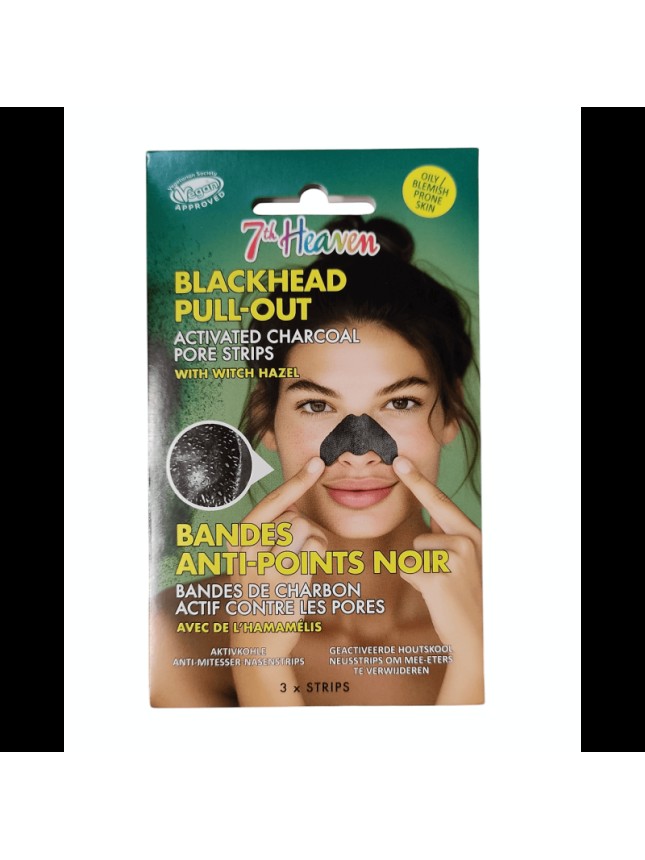 7th Heaven Black Head Pull-Out Pore Strips 3 Τμχ