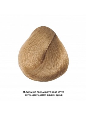 Bioshev Hair Color Cream 9,73 Ξανθό Πολύ Ανοιχτό Καφέ Χρυσό