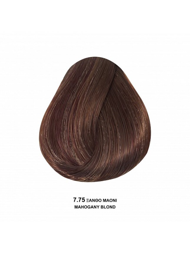 Bioshev Hair Color Cream 7,75 Ξανθό Μαονί