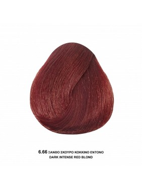 Bioshev Hair Color Cream 6,66 Ξανθό Σκούρο Κόκκινο Έντονο