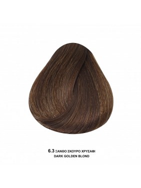Bioshev Hair Color Cream 6,3  Ξανθό Σκούρο Χρυσαφί