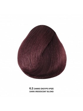 Bioshev Hair Color Cream 6,2  Ξανθό Σκούρο Ιριζέ