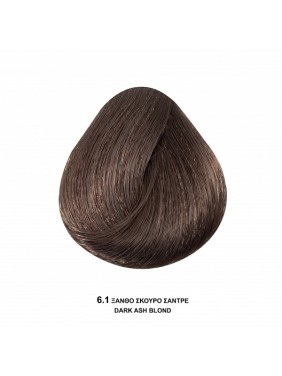 Bioshev Hair Color Cream 6,1 Ξανθό Σκούρο Σαντρέ