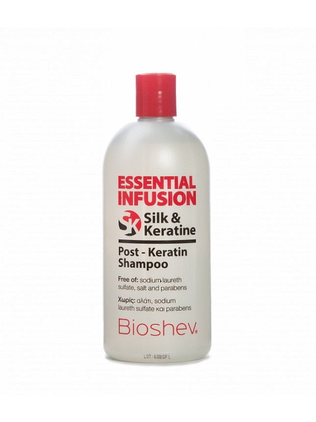 Bioshev Post-Keratin Σαμπουάν Parabens Free 500ml