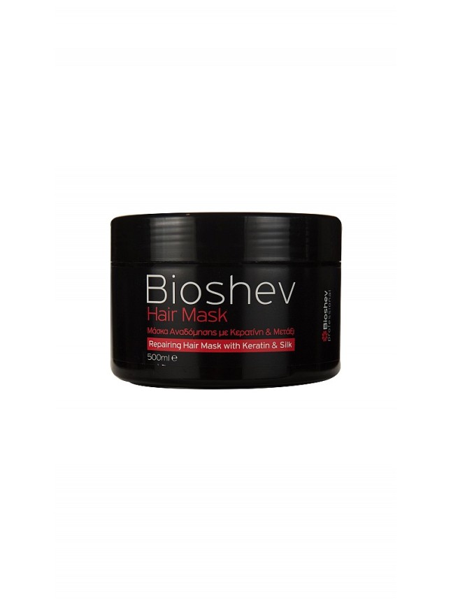 Bioshev Μάσκα Μαλλιών Αναδόμησης Με Μετάξι 500ml