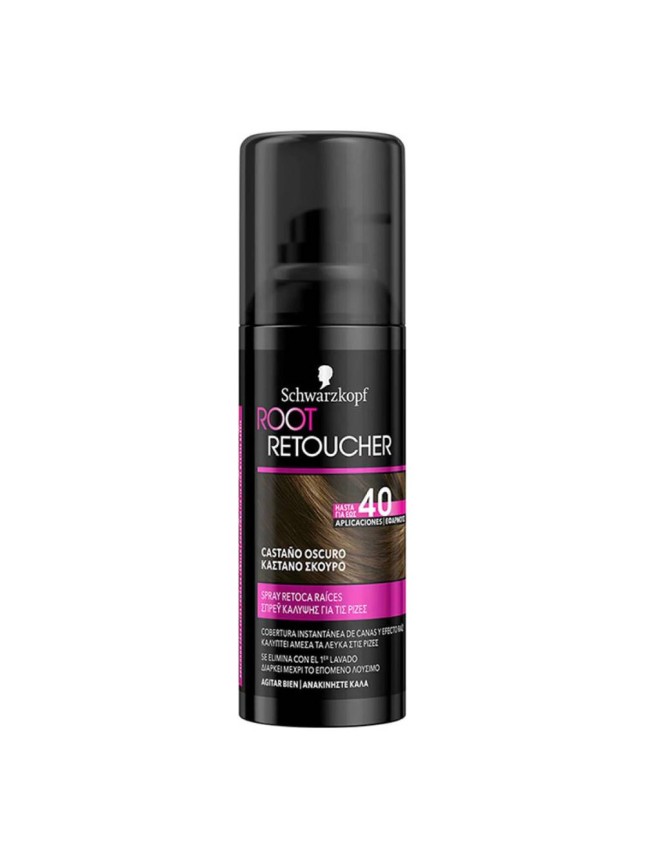 Schwarzkopf Root Retoucher Spray Σπρέι μαλλιών με χρώμα Καστανό Σκούρο 120ml