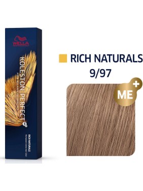 Wella Koleston Perfect Me+ Rich Naturals 9/97 Ξανθό Πολύ Ανοιχτό Φυμέ Καφέ 60ml