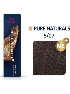 Wella Koleston Perfect Me+ Pure Naturals 5/07 Καστανό Ανοιχτό Φυσικό Καφέ 60ml