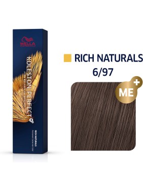 Wella Koleston Perfect Me+ Rich Naturals 6/97 Ξανθό Σκούρο Φυμέ Καφέ 60ml