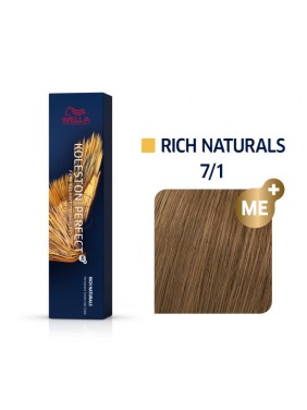 Wella Koleston Perfect Me+ Rich Naturals 7/1 Ξανθό Σαντρέ 60ml