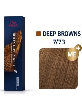 Wella Koleston Perfect Me+ Deep Browns 7/73 Ξανθό Καφέ Χρυσό 60ml