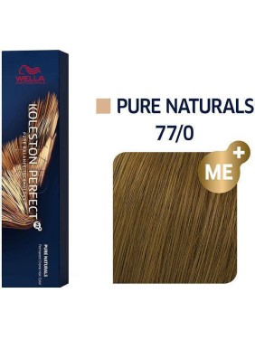 Wella Koleston Perfect Me+ Pure Naturals 77/0 Έντονο Ξανθό 60ml