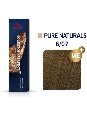 Wella Koleston Perfect Me+ Pure Naturals 6/07 Ξανθό Σκούρο Φυσικό Καφέ 60ml