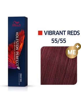 Wella Koleston Perfect Me+ Vibrant Reds 55/55 Έντονο Καστανό Ανοιχτό Έντονο Μαονί 60ml