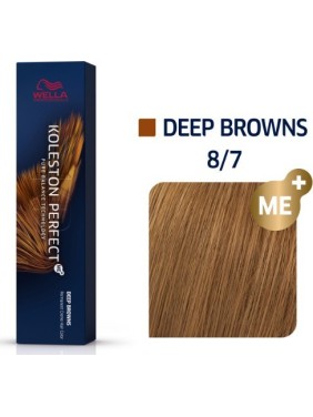 Wella Koleston Perfect Me+ Deep Browns 8/7 Ξανθό Ανοιχτό Καφέ 60ml