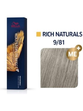 Wella Koleston Perfect Me+ Rich Naturals 9/81 Ξανθό Πολύ Ανοιχτό Περλέ Σαντρέ 60ml