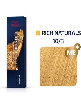 Wella Koleston Perfect Me+ Rich Naturals 10/3 Κατάξανθο Χρυσό 60ml