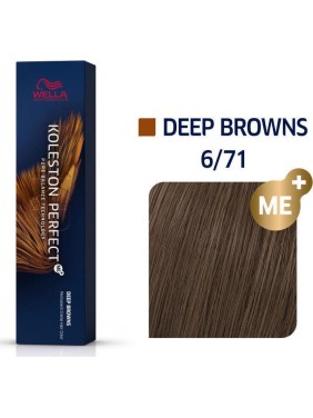 Wella Koleston Perfect Me+ Deep Browns 6/71 Ξανθό Σκούρο Καφέ Σαντρέ 60ml