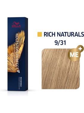 Wella Koleston Perfect Me+ Rich Naturals 9/31 Ξανθό Πολύ Ανοιχτό Χρυσό Σαντρέ 60ml