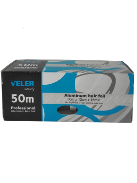 Veler Aluminium Hair Foil Αλουμινόχαρτο κομμωτηρίου σε ρολό 50m