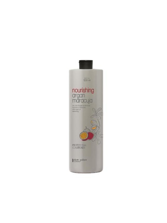  dott. solari Conditioner Θρέψης με έλαιο Argan & Maracuja - 1lt (Για Αδύναμα & Λεπτά Μαλλιά)