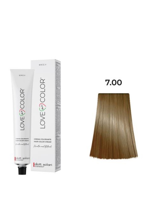 dott.Solari Love Me Color Βαφή μαλλιών 7.00 Ξανθό Ενισχυμένο - 100ml