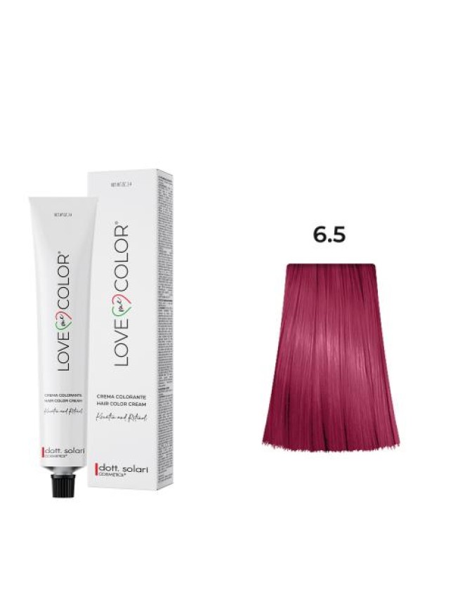 dott.Solari Love Me Color Βαφή μαλλιών 6.5 Ξανθό Σκούρο Μαόνι - 100ml