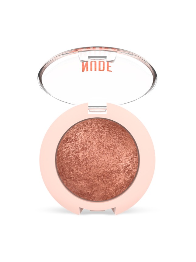 Golden Rose Nude Look Matte & Pearl Baked Eyeshadow Pearl 02 Rosy Bronze