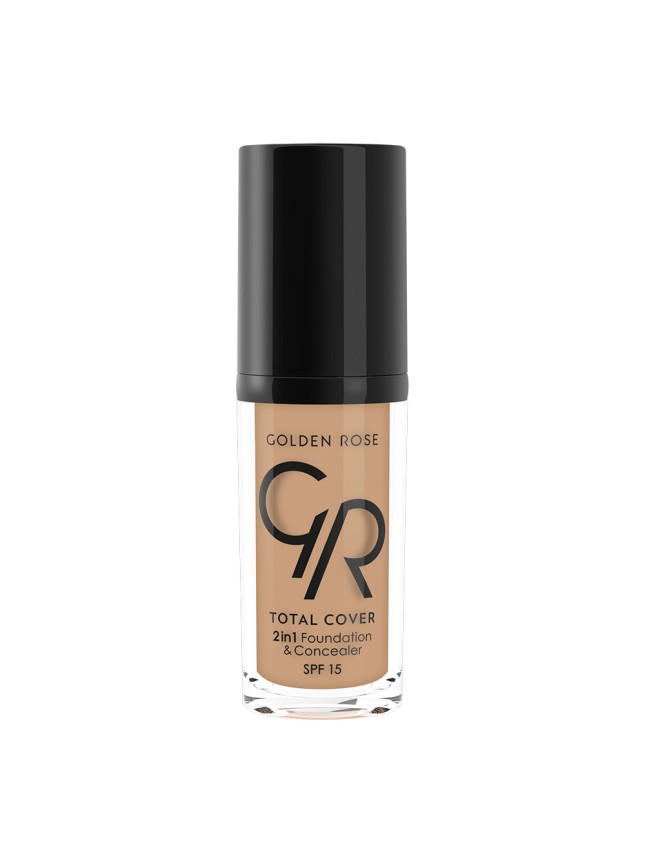 Golden Rose Total Cover 2in1 Foundation & Concealer 18 Cappuccino