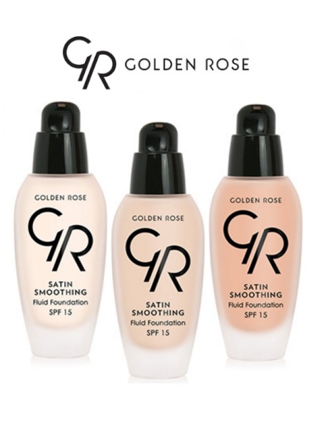 Golden Rose Satin Smoothing Fluid Foundation 28