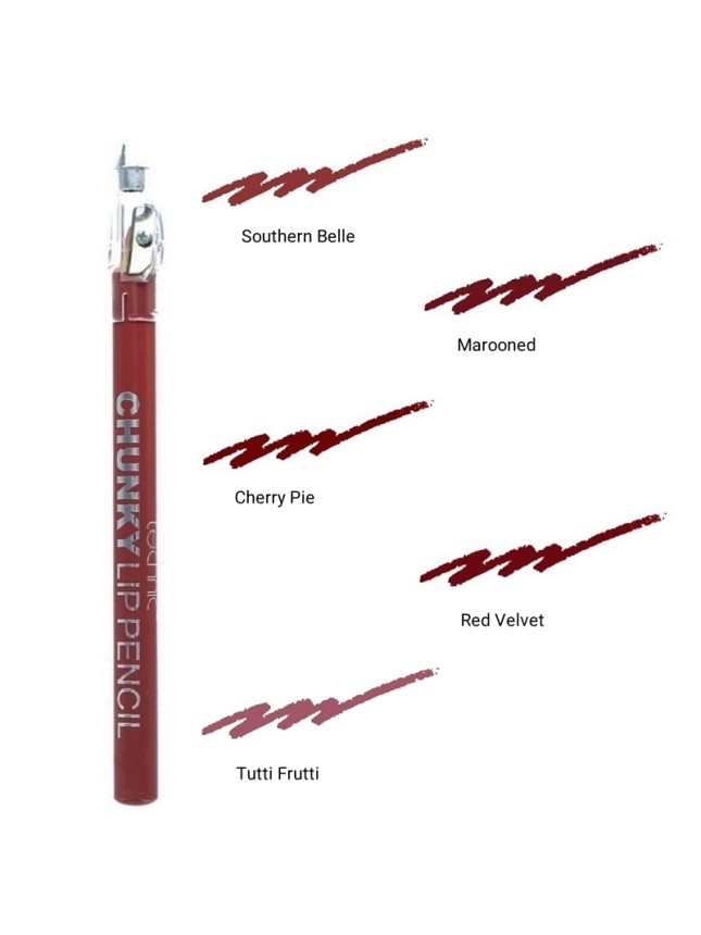 Technic Lip Liner Pencil With Sharpener 12 Red Velvet