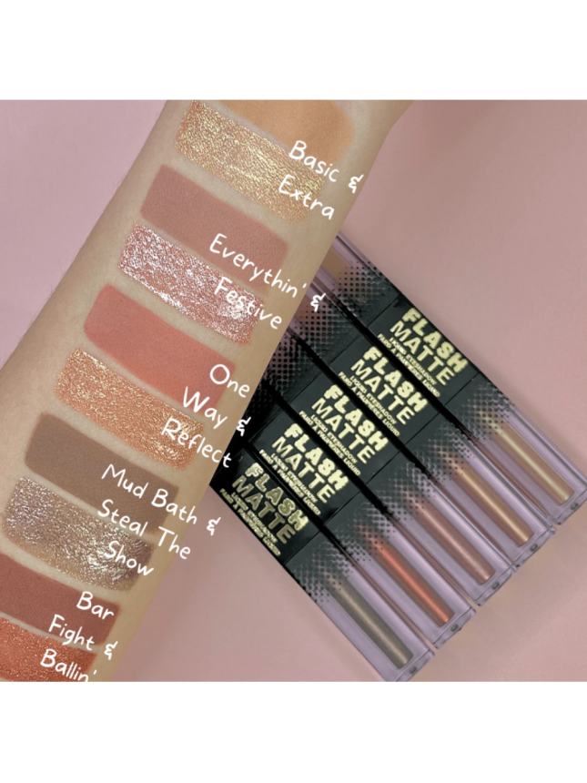 W7 FLASH MATTE LIQUID EYESHADOW ONE WAY & REFLECT