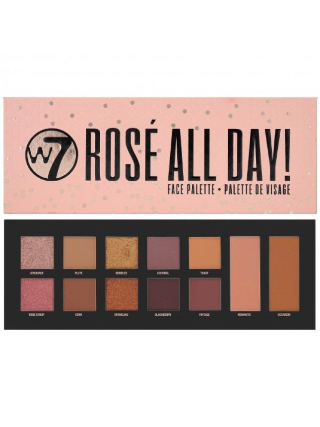 W7 ROSE ALL DAY PALETTE