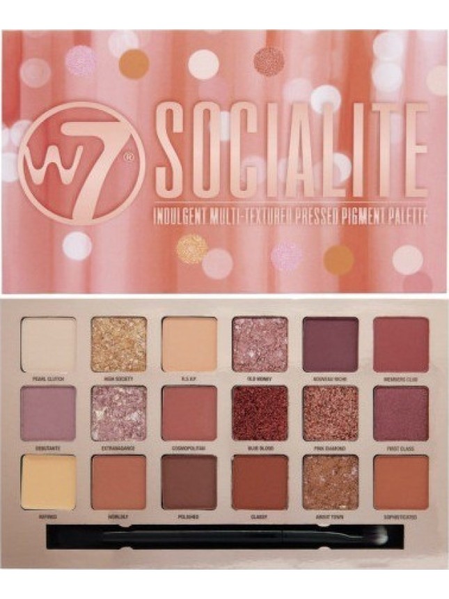 W7 SOCIALITE EYESHADOW PALETTE