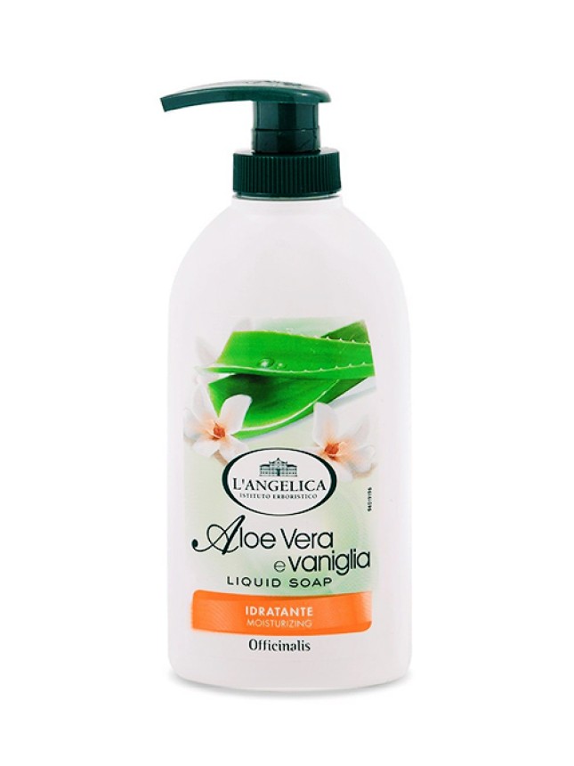 L'Angelica Moisturizing Liquid Soap Aloe and Vanilla 300 ml