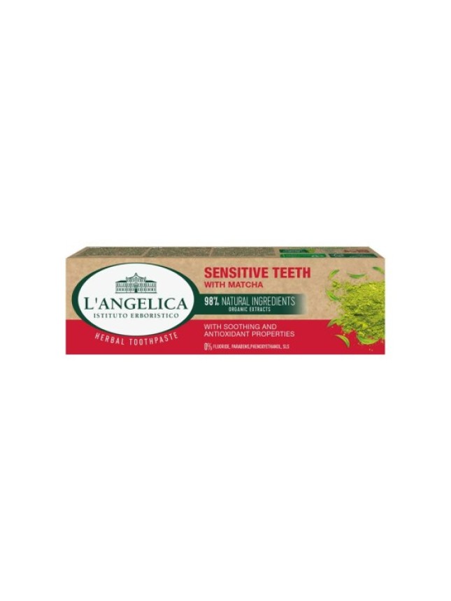 L'Angelica Herbal Οδοντόκρεμα Με Matcha Για Ευαίσθητα Δόντια 75ml