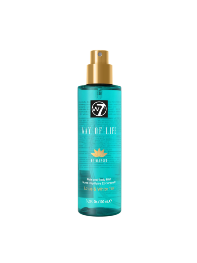 W7 HAIR & BODY MIST LOTUS & WHITE TEA