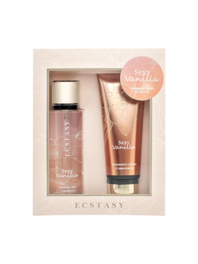 Ecstasy Σετ Δώρου - Sexy Vanilla Body Cream 236ml + Body Mist 250ml