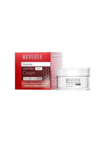 Revuele Bioactive Collagen & Elastin Line Filler Day Cream Ανορθωτική Κρέμα Ημέρας 50ml SPF 15