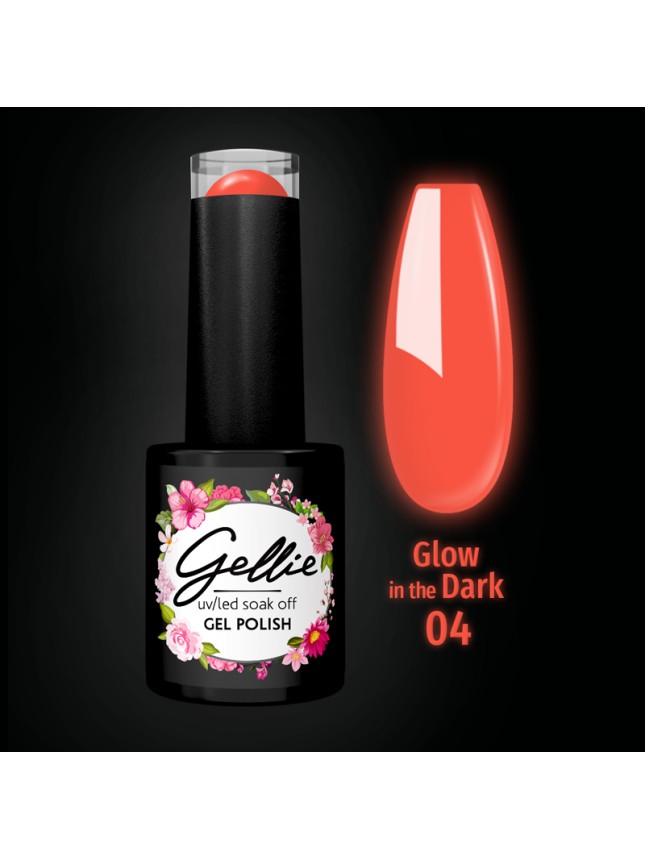 Gellie Ημιμόνιμο Βερνίκι Glow In The Dark 04