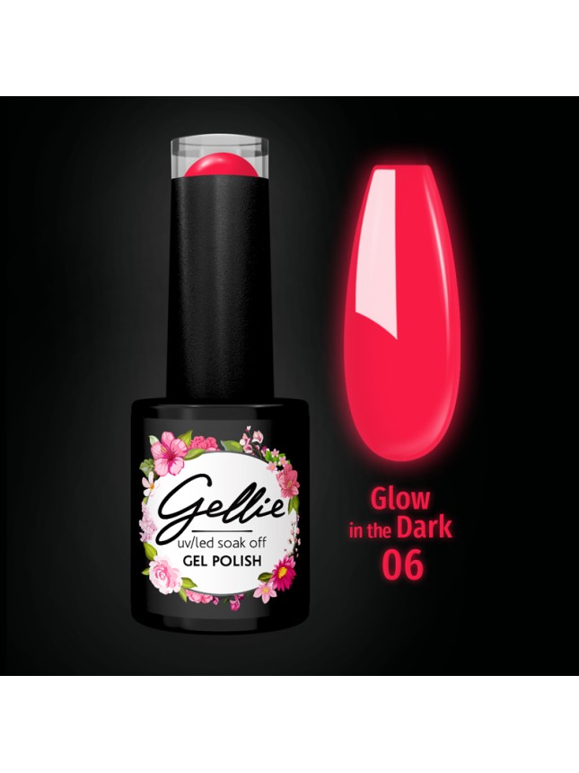 Gellie Ημιμόνιμο Βερνίκι Glow In The Dark 06